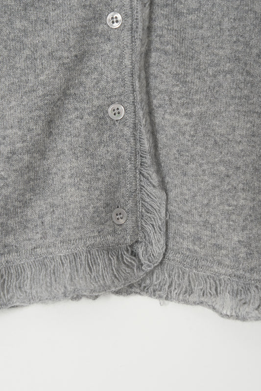 Cardigan Cashmere Fri Car Gray
