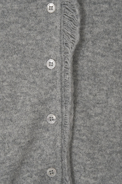 Cardigan Cashmere Fri Car Gray