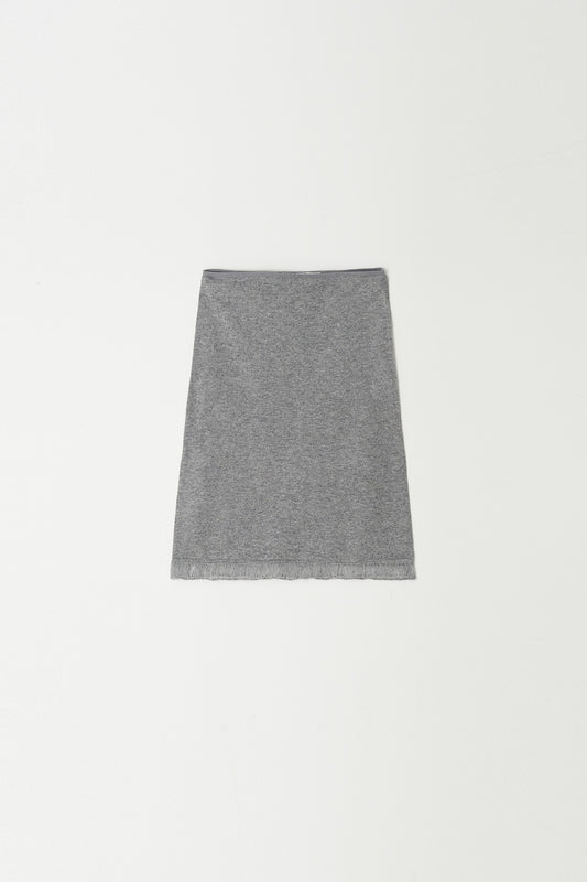 Skirt Cashmere Fri Ski Gray