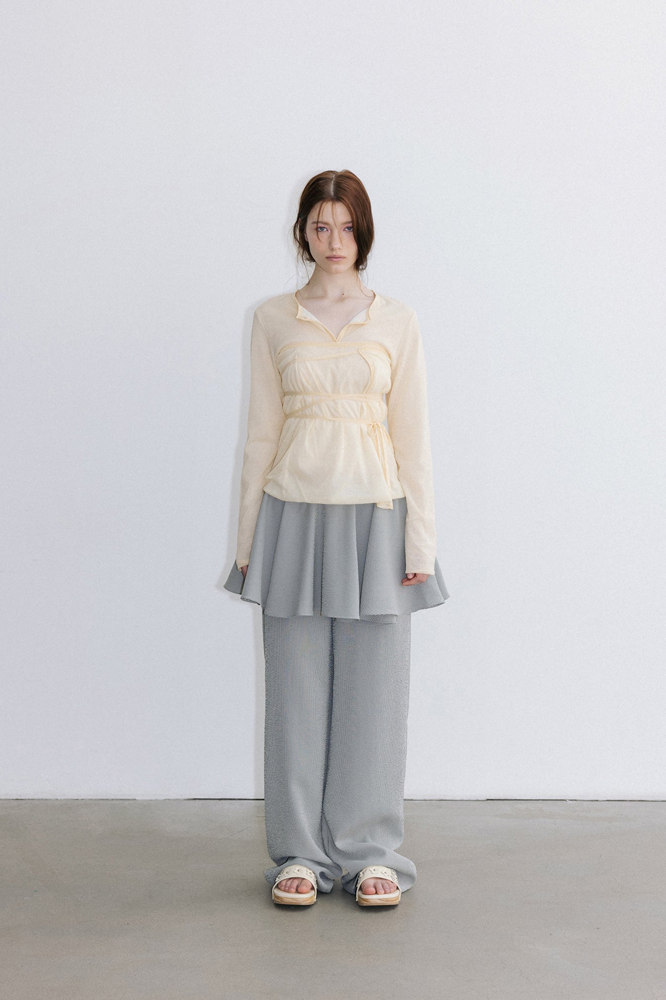 Cardigan Layered Cardigan Yellow