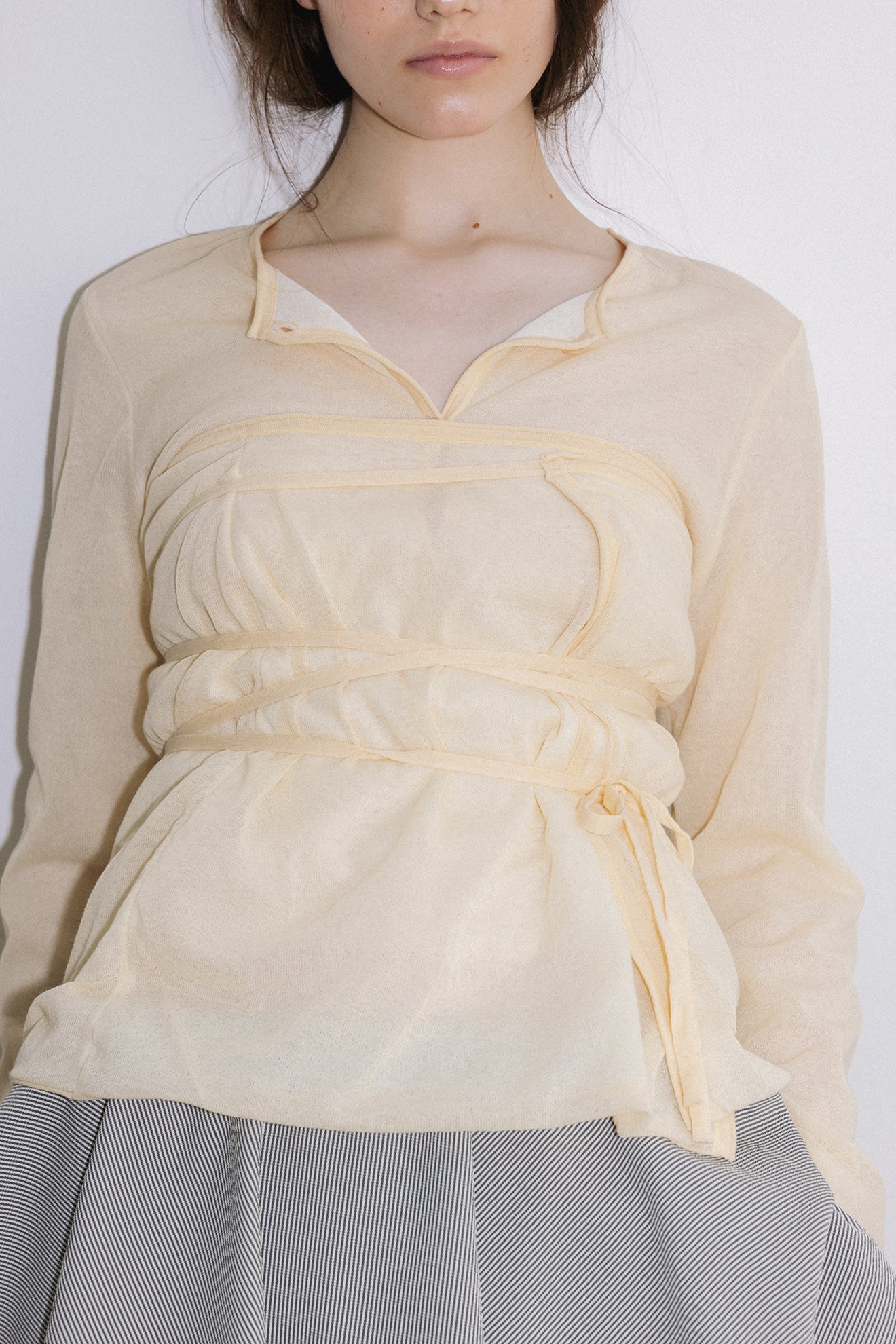 Cardigan Layered Cardigan Yellow