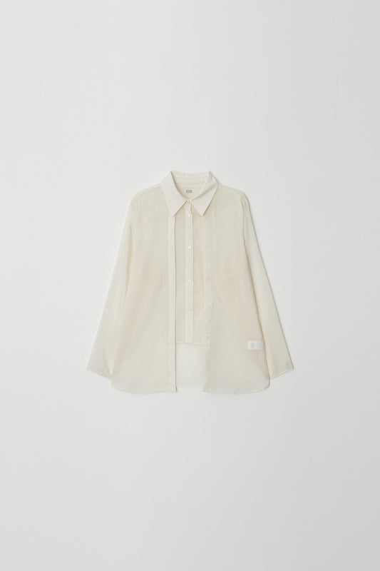Shirt Sheer Shirts Ivory