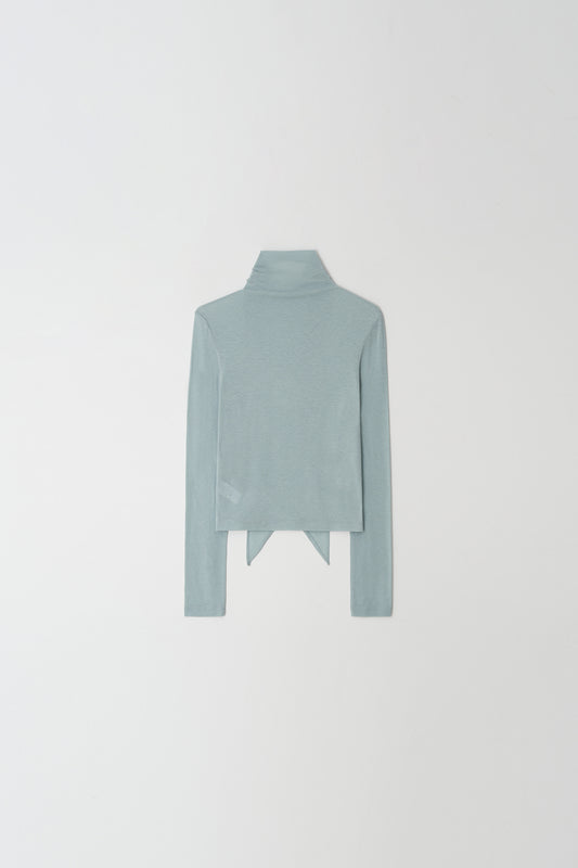 Turtleneck Jersey String Turt T-s Sky-Blue