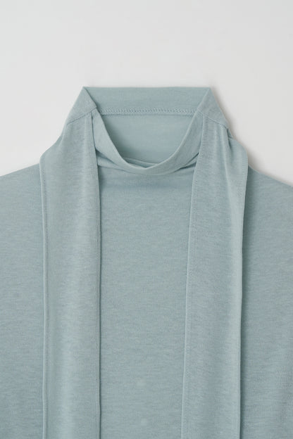 Turtleneck Jersey String Turt T-s Sky-Blue