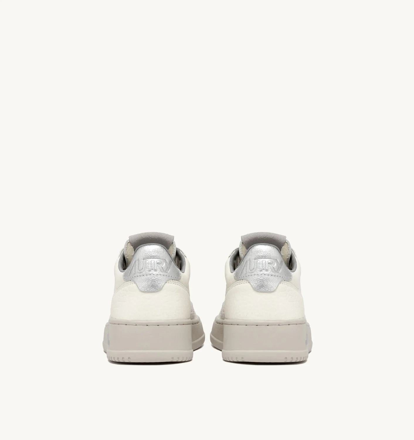 Sneaker Medalist Low El Silver-White