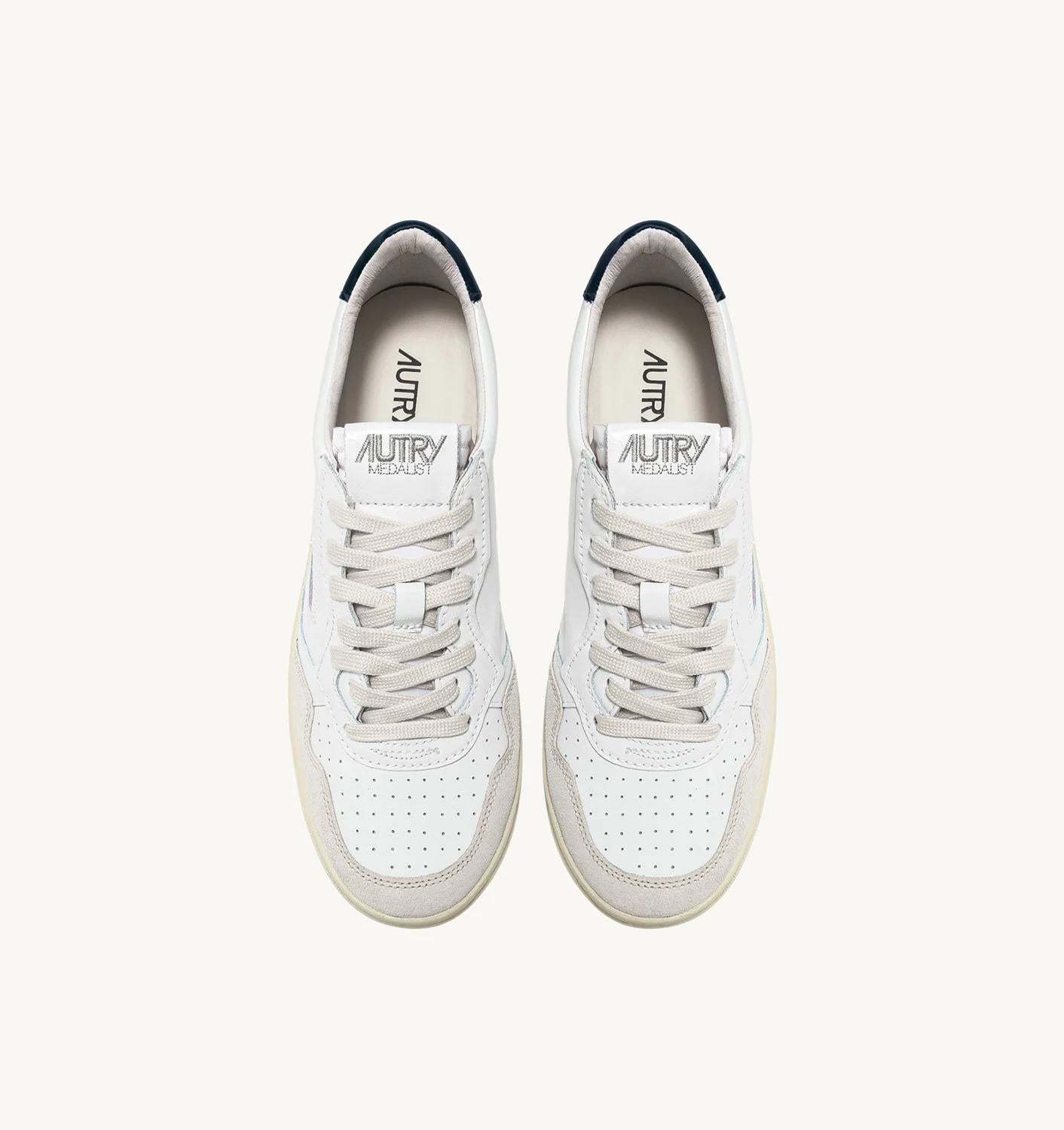 Sneaker Medalist Low Ls White-Black