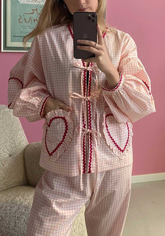 Jacket Astrid Pink-Checks