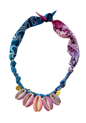 Necklace Good Bleu Ro Good Bleu Rose Multi-Coquillage