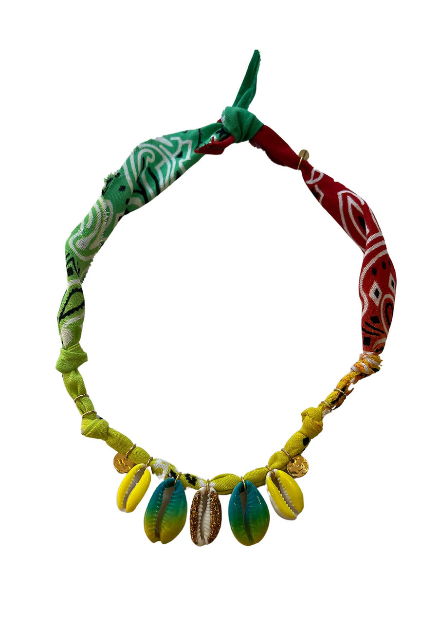 Necklace Good Menthe Good Menthe Roug Multi-Coquillage