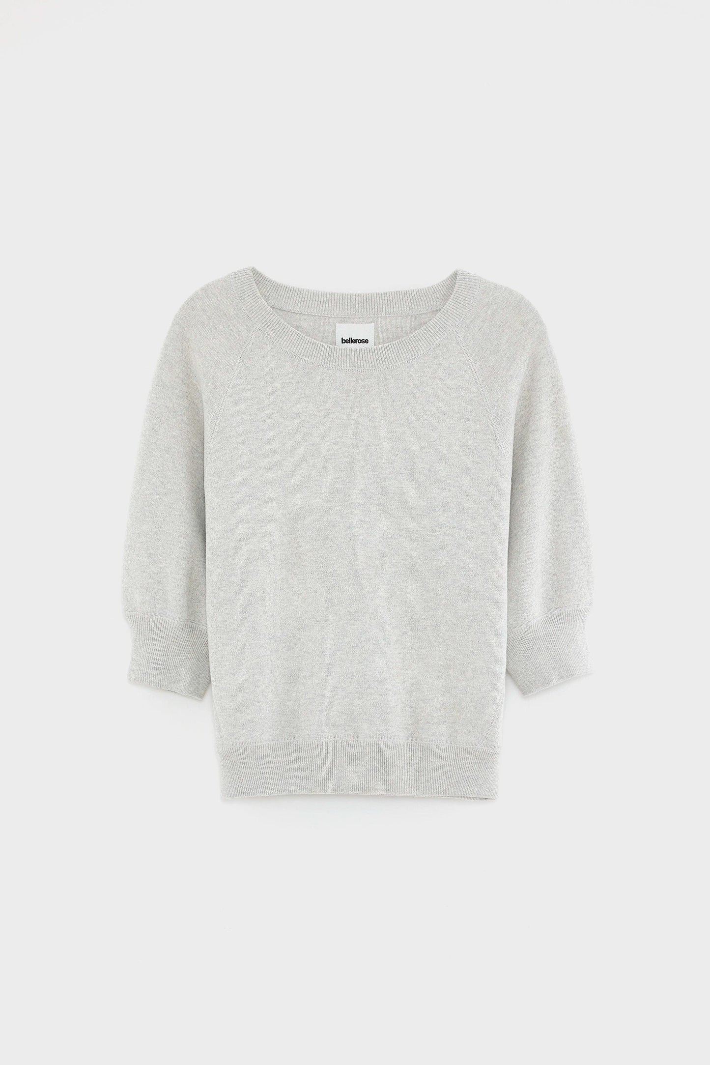 Women's Oversized Sweatshirt Cotton - Blue Stripes Oyster