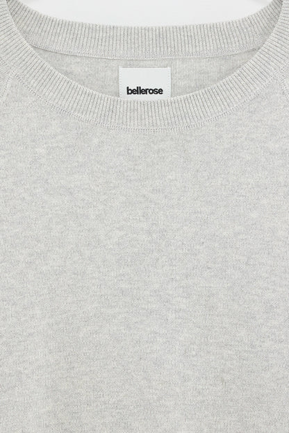 Women's Oversized Sweatshirt Cotton - Blue Stripes Oyster