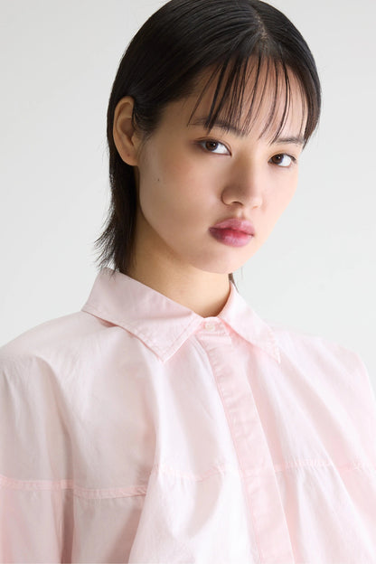 Women's Button-Down Blouse 100% Cotton Poplin - Dusk