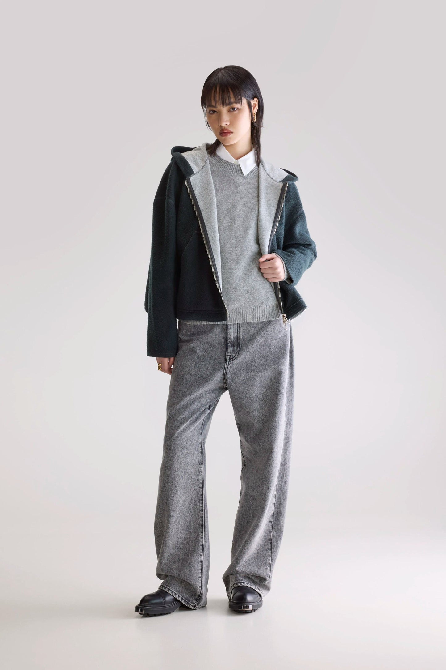 Jacket Fannel T1789 Acier