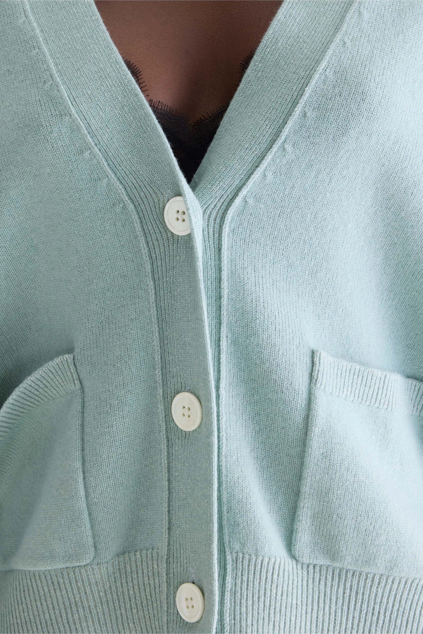 Bellerose | Interlock Knit Cardigan - Prairie Green Jadeite