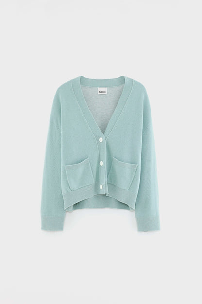 Bellerose | Interlock Knit Cardigan - Prairie Green Jadeite