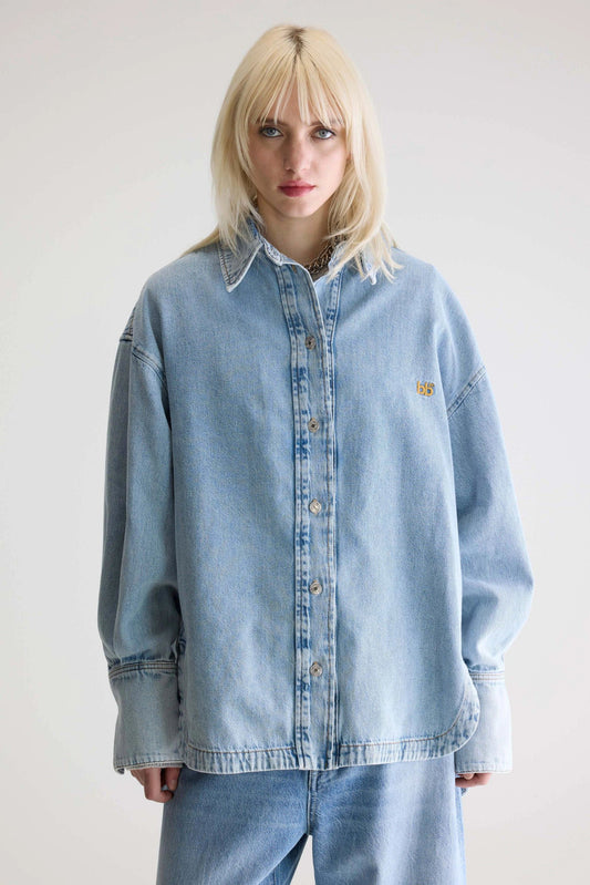 Denim Shirt Glory D0518 Lt-Blue-Bleach