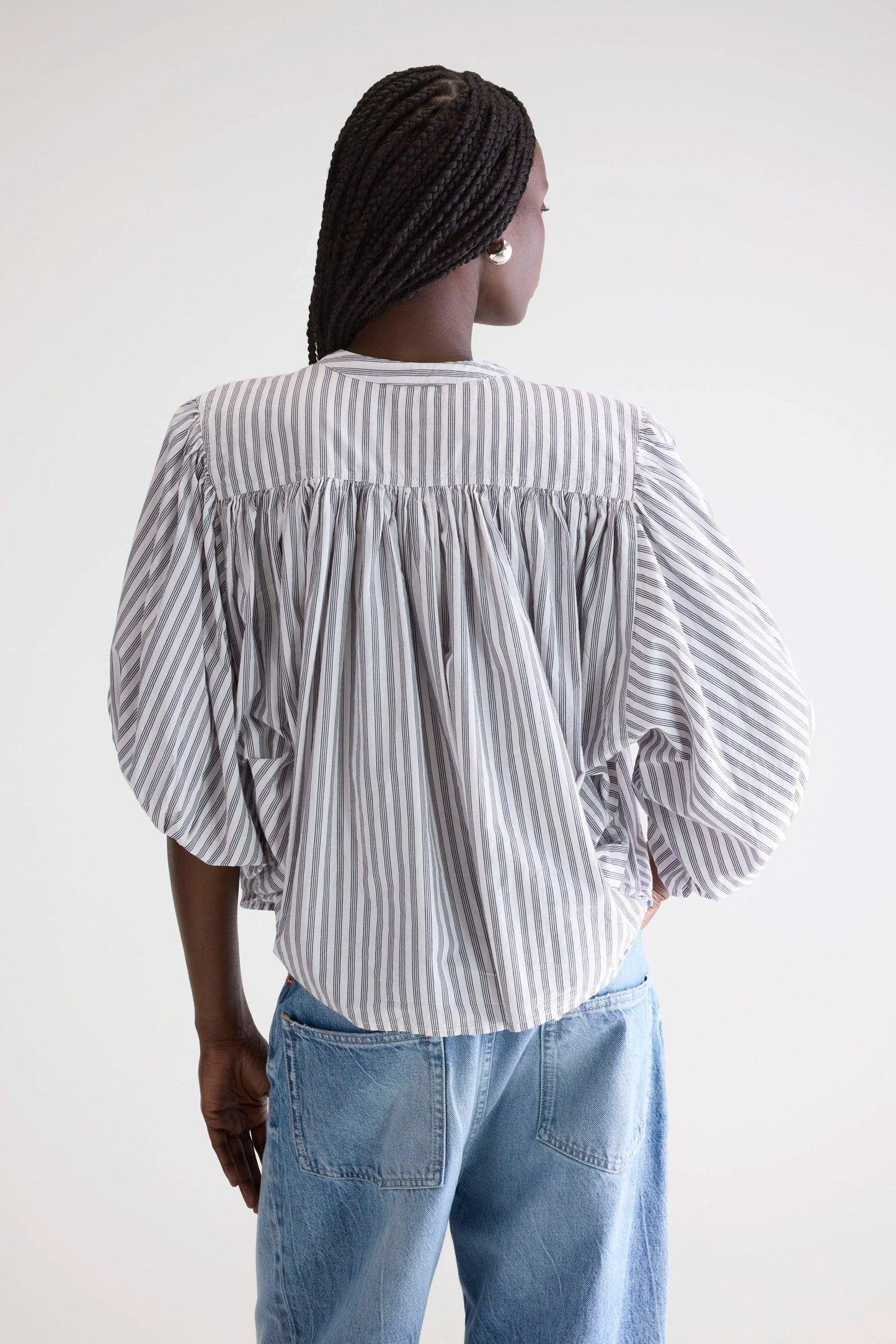 Blouse Ink52 S1107 Stripe-A