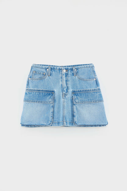 Denim Skirt Pallas D0599 Dusty-Bleach