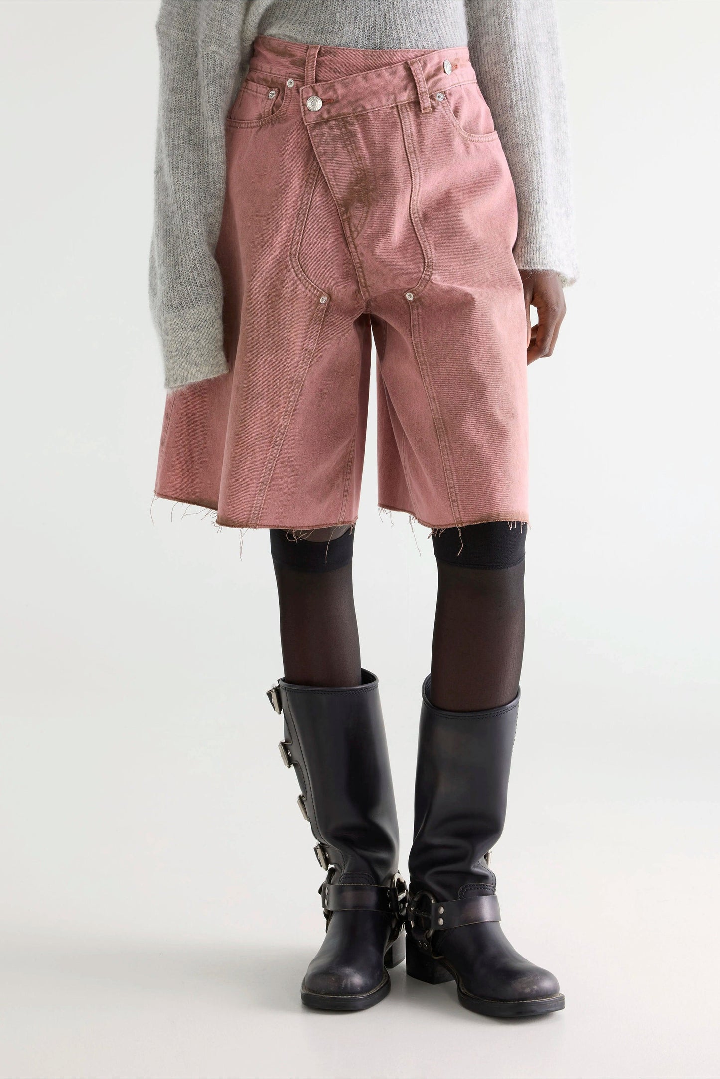 Shorts Pearly D0592 Dusty-Pink