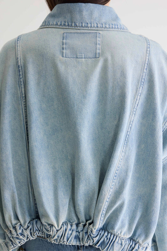 Denim Shirt Pery D0518 Light-Blue-Bleach
