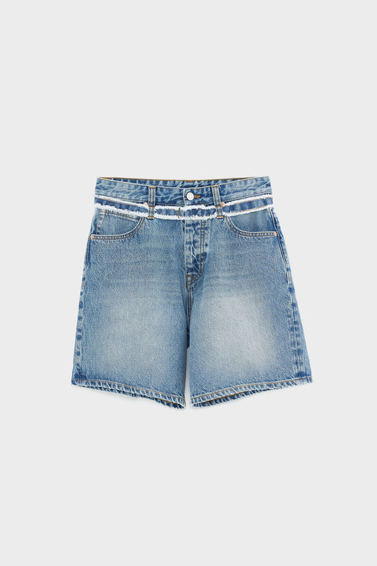 Denim Shorts Piper D0520 Vintage-Lt-Blue
