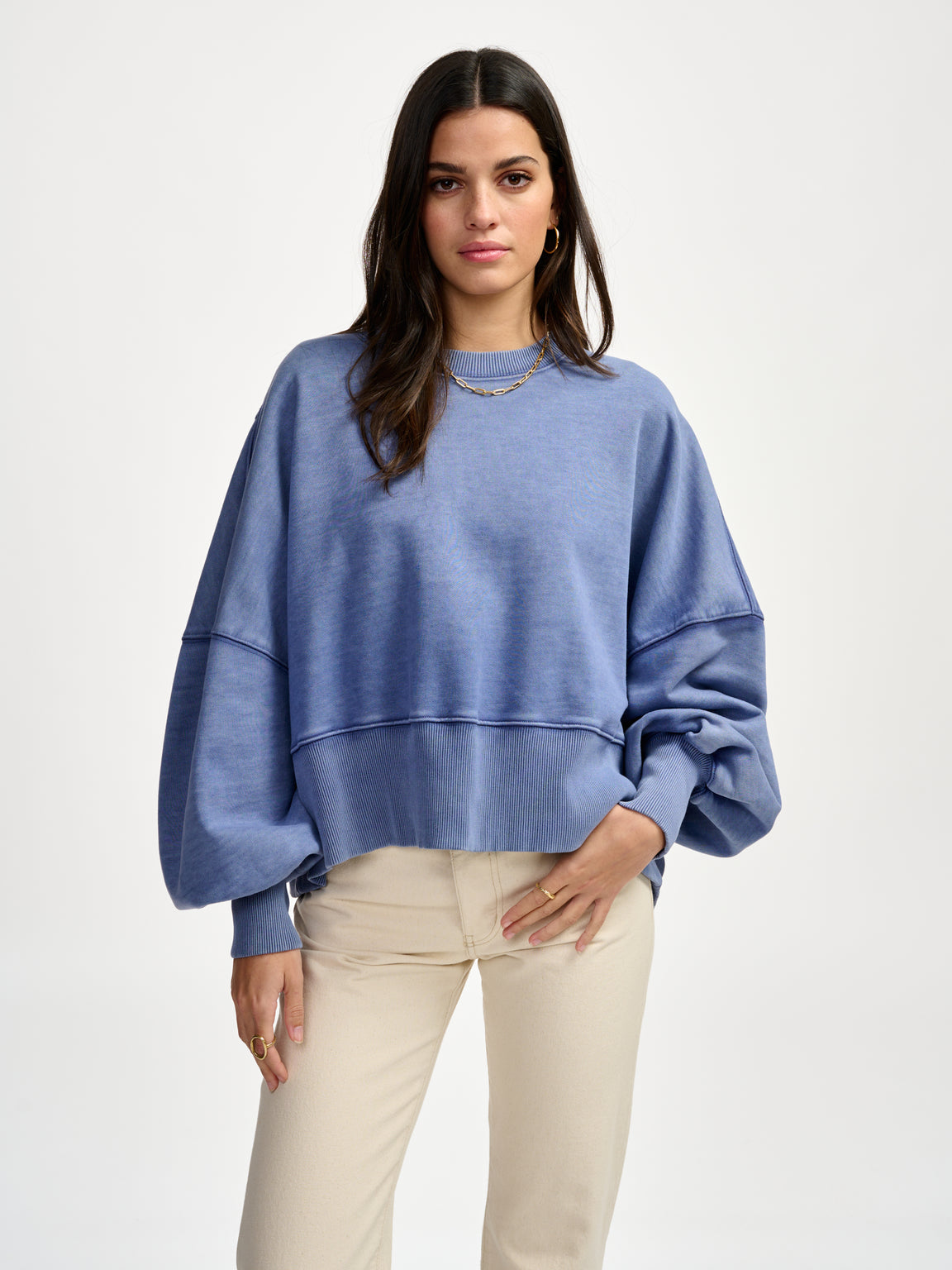 Sweatshirt Salva T1622 Indigo