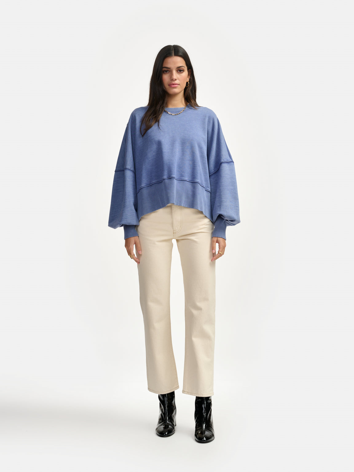 Sweatshirt Salva T1622 Indigo