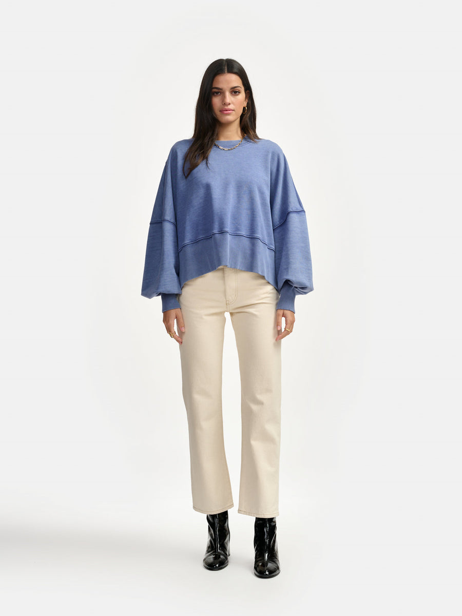 Sweatshirt Salva T1622 Indigo
