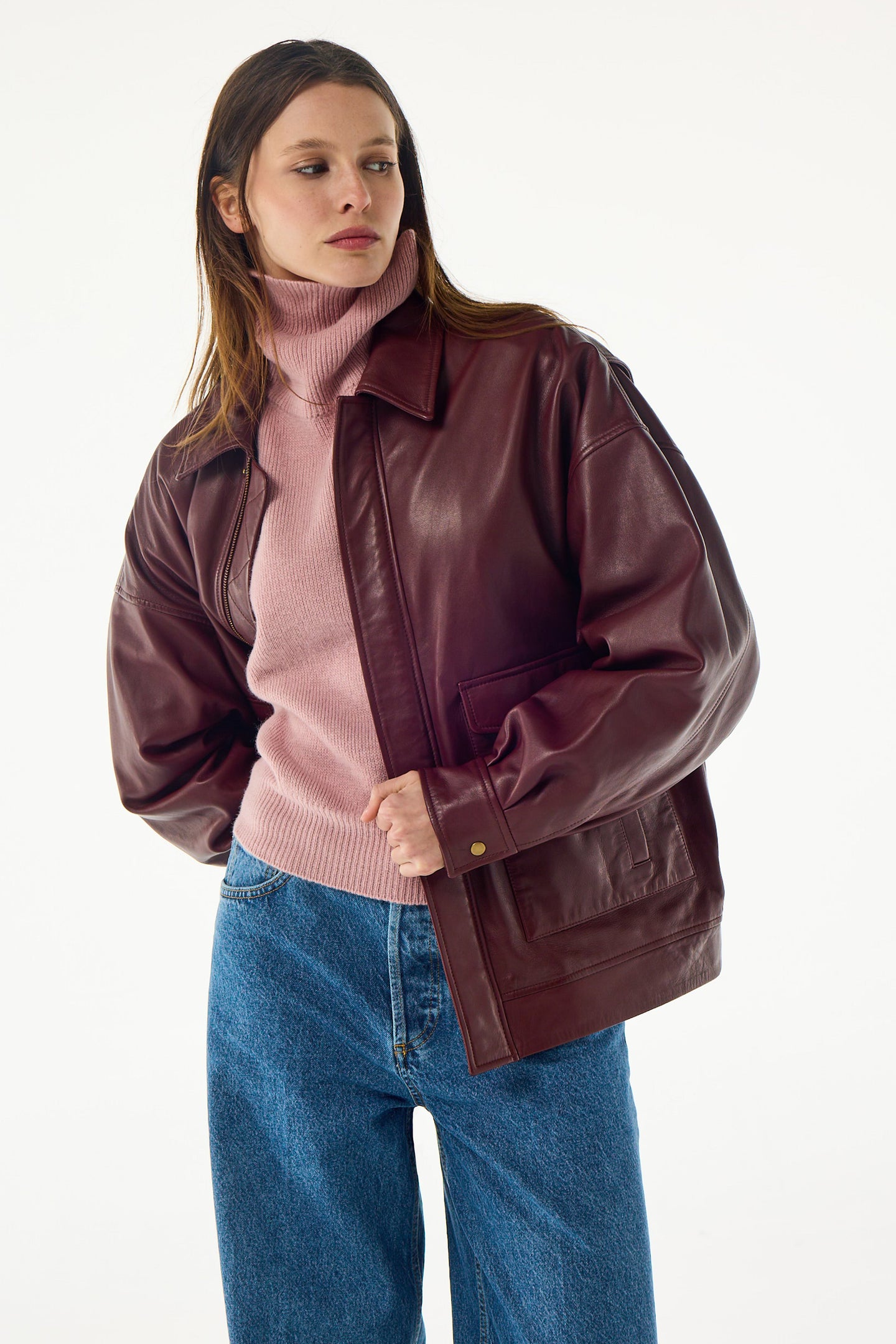 Jacket Edgar-ls Burgundy