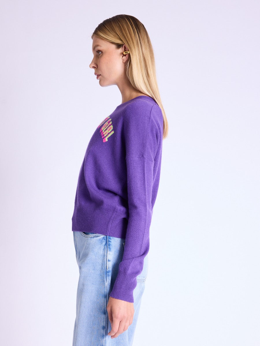 Pullover 19afancyc2am 19afancyc2amt Purple-Plum