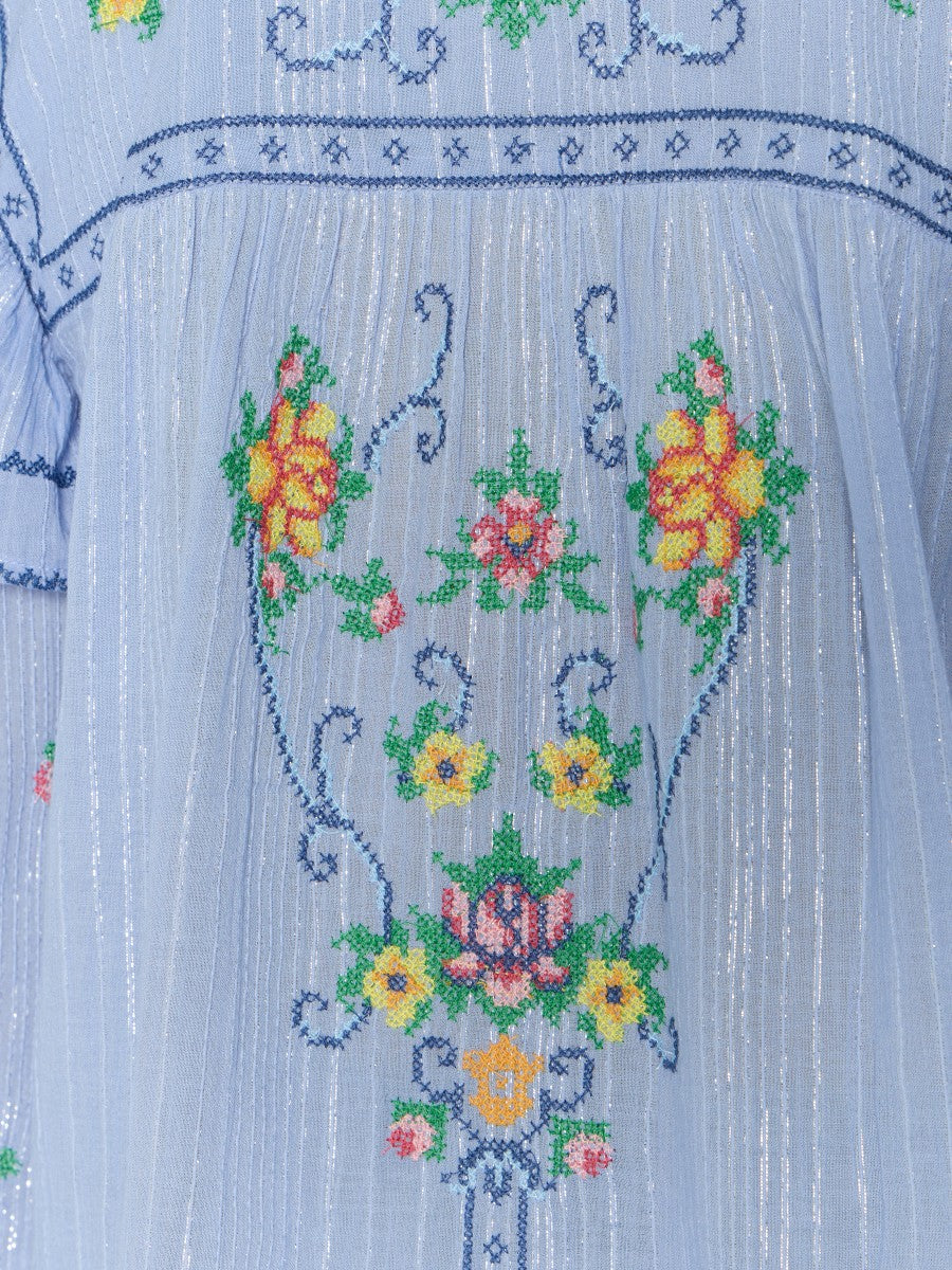 Blouse 20carmencita Blue-Lavender