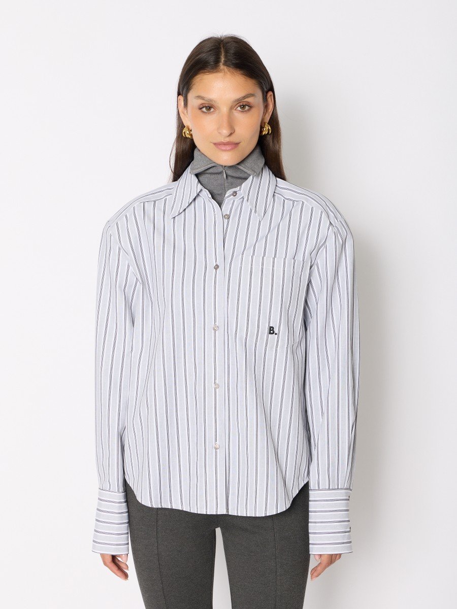 Shirt 21clea Grey-Stripes