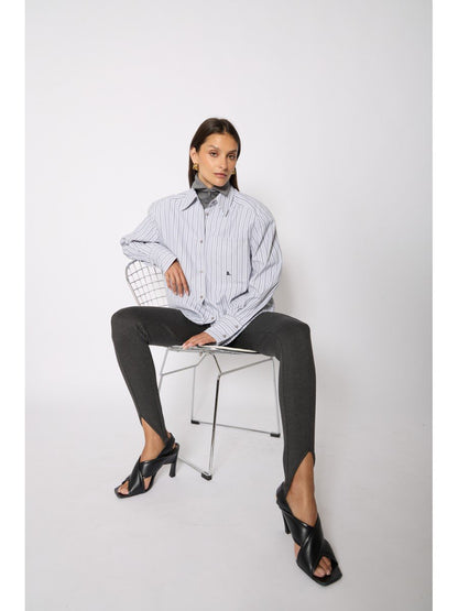 Shirt 21clea Grey-Stripes