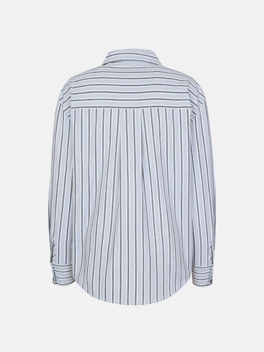 Shirt 21clea Grey-Stripes