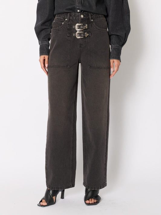 Jeans 21piwest Black-Denim