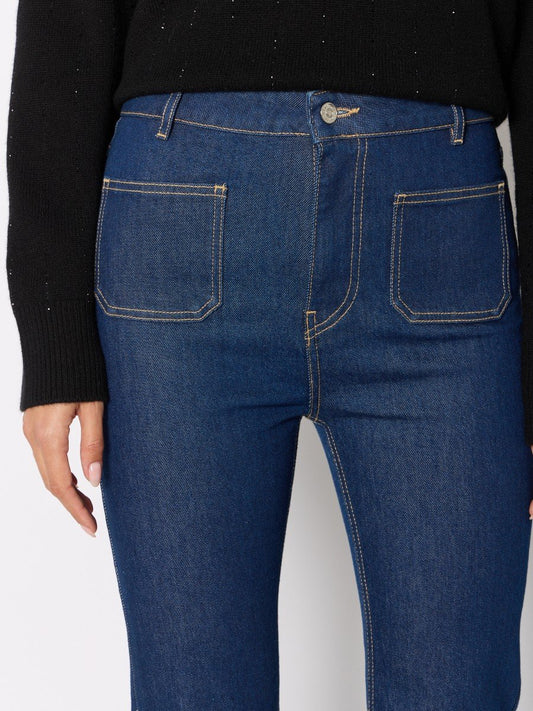 Jeans 21podessa Dark-Blue-Denim