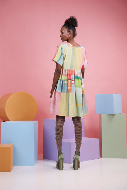 Dress Short Dress Rainbow
