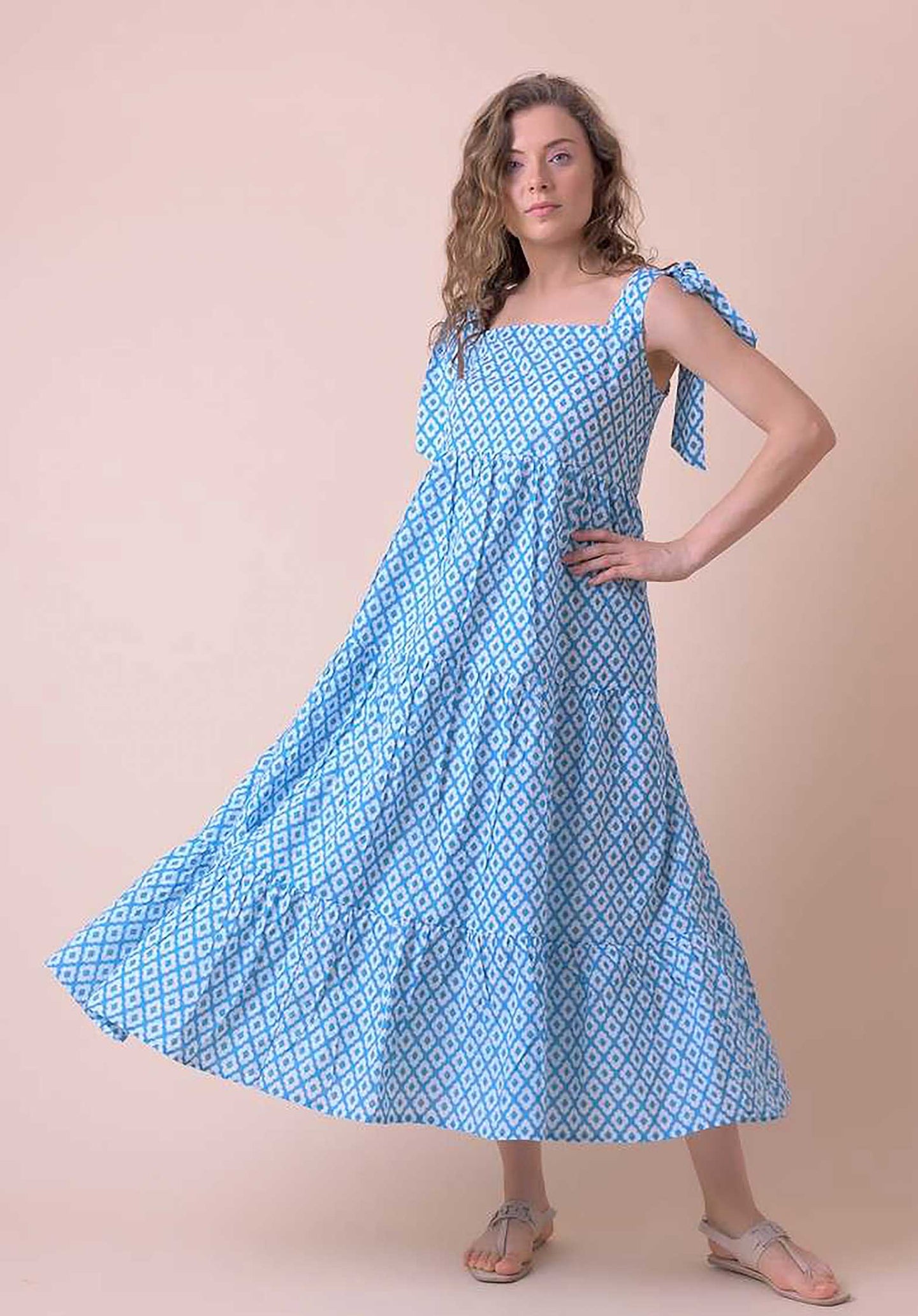 Dress An820 Capri Dress Habibi-Blue