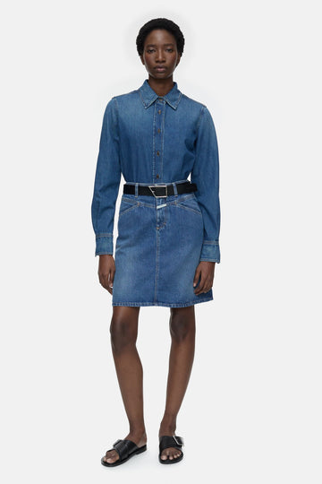 Denim Skirt Ibbie C93103-18s-3y Mid-Blue