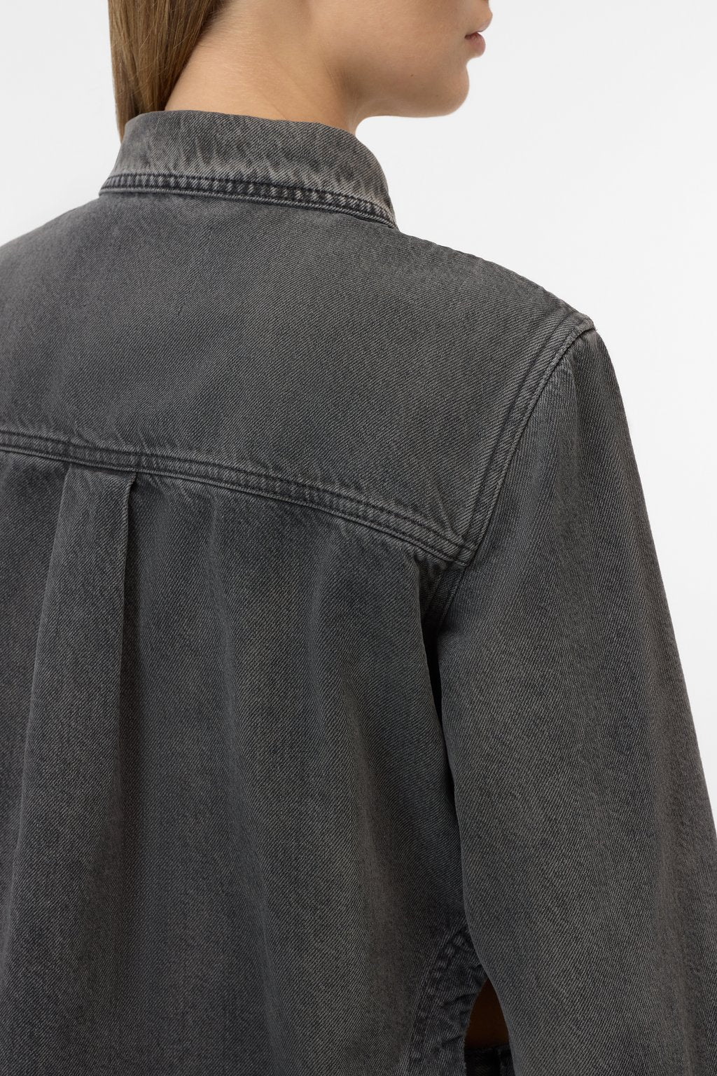 Denim Shirt C94645-12c-4e Dark-Grey