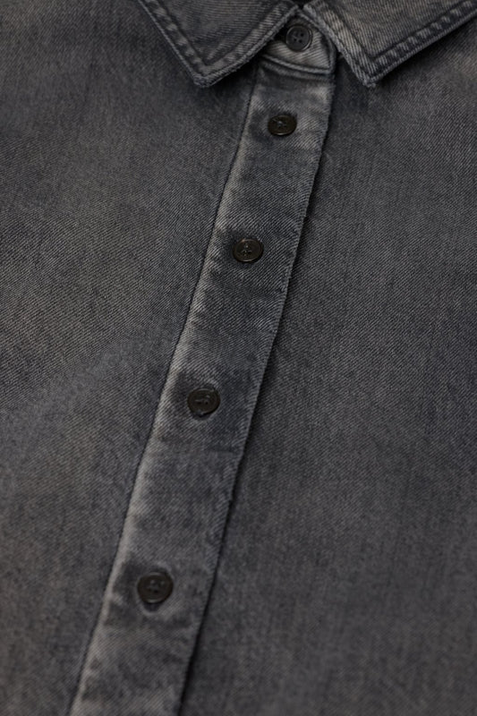 Denim Shirt C94645-12c-4e Dark-Grey