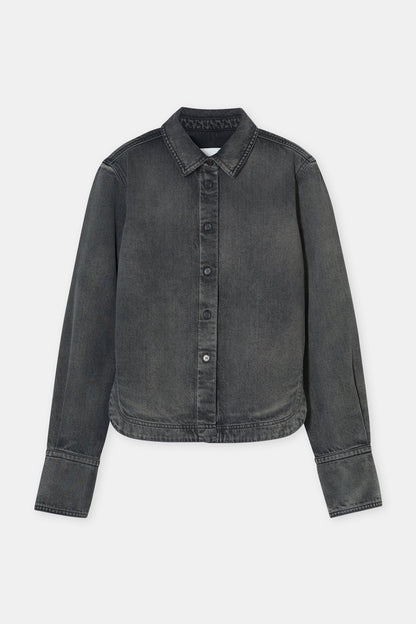 Denim Shirt C94645-12c-4e Dark-Grey
