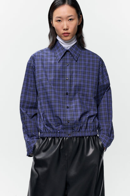 CORDERA-745 CHECKED BOMBER SHIRT-KLEIN NAVY_02.jpg