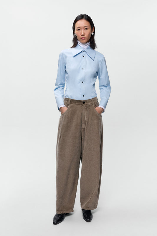 CORDERA-745 CORDUROY BAGGY PANTS-SAGE_01.jpg