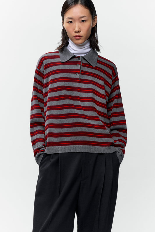 CORDERA-745 ORG COTTON STRP POLO-GREY_02.jpg