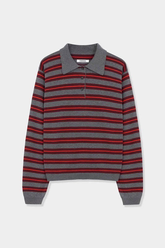 CORDERA-745 ORG COTTON STRP POLO-GREY_04.jpg