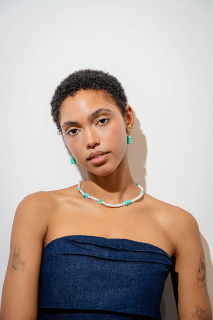 Necklace Candy Chain Mykonos-Blue