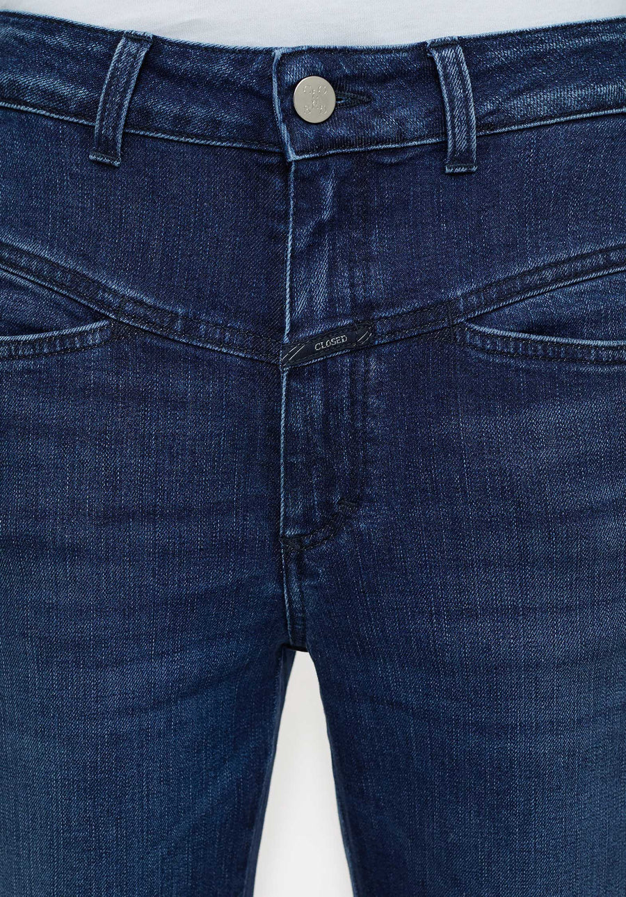 Jeans Pedal Pusher C22002-04q-2c Dark-Blue