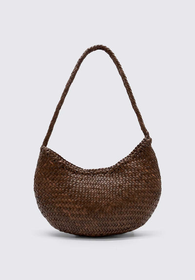 Dragon | Nova Luna Shoulder Bag - Buffalo Calf Dark-Brown