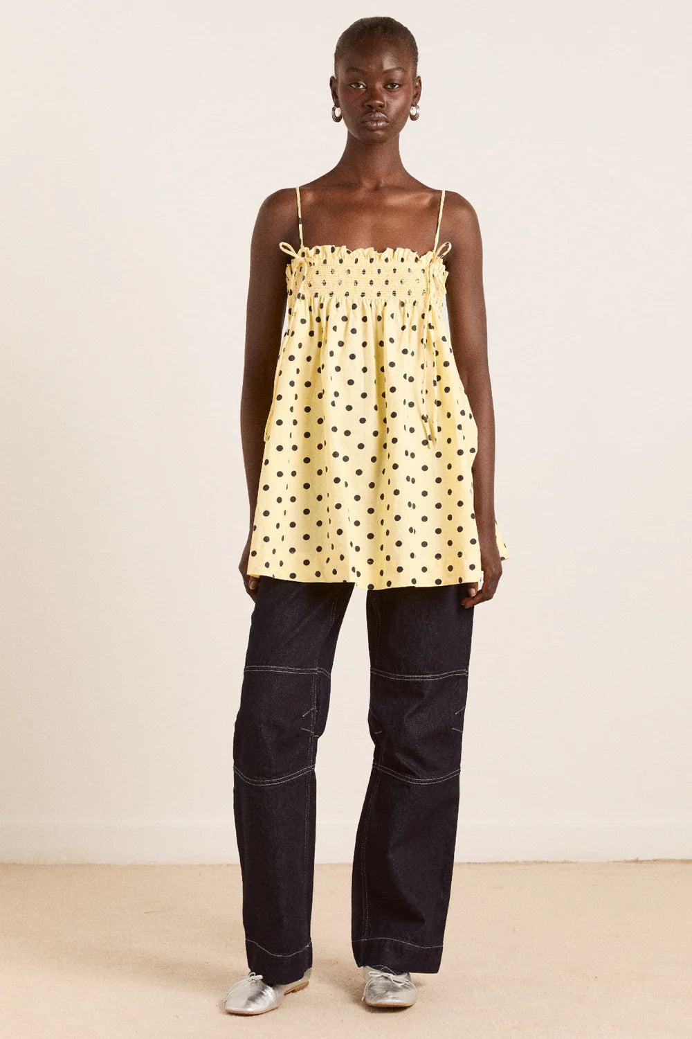 Damson Madder Women's Fliss Jeans 70% Organic Cotton Relaxed Straight Leg - Mist Lavender